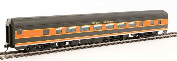 Walthers Mainline 910-30018 HO Scale 85' Budd Large Window Coach Great Northern GN