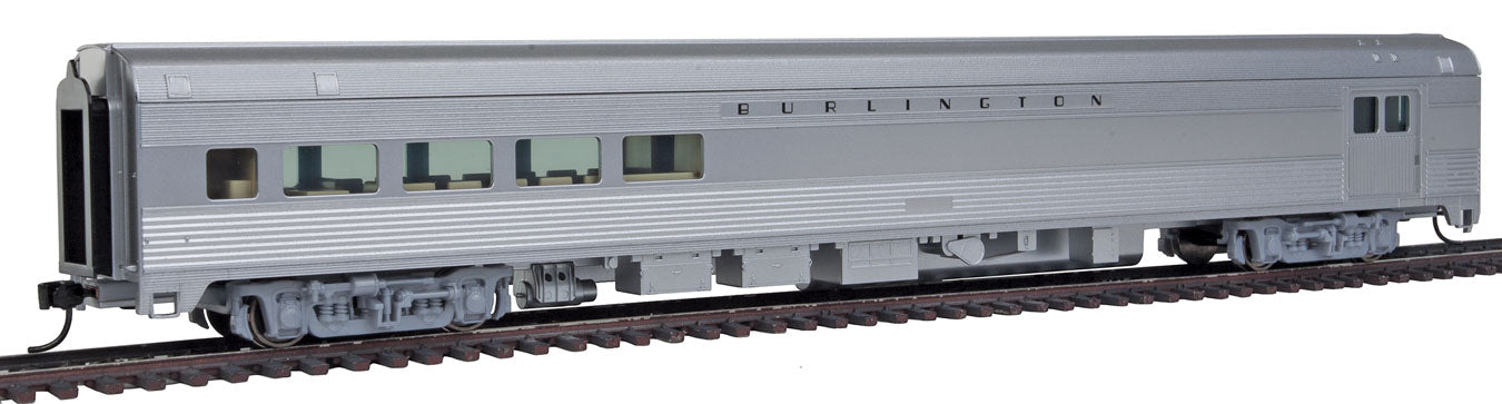 Walthers Mainline 910-30053 HO Scale 85' Budd Baggage Lounge Burlington CB&Q