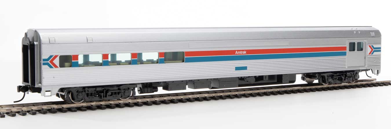 Walthers Mainline 910-30065 HO Scale  85' Budd Baggage Lounge Amtrak Phase I