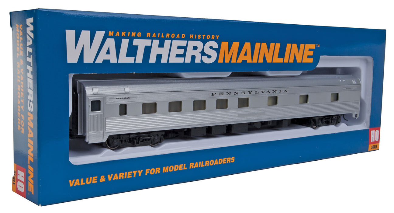Walthers Mainline 910-30106 HO Scale 85' Budd 10-6 Sleeper Pennsylvania PRR