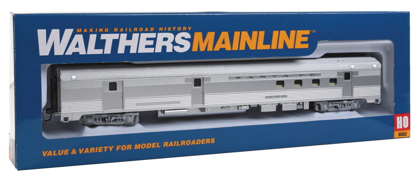 Walthers Mainline 910-30302 HO Scale 85' Budd RPO Car Santa Fe ATSF