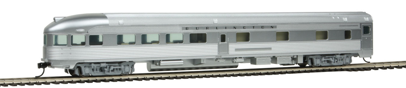 Walthers Mainline 910-30353 HO Scale 85' Budd Observation Burlington CB&Q