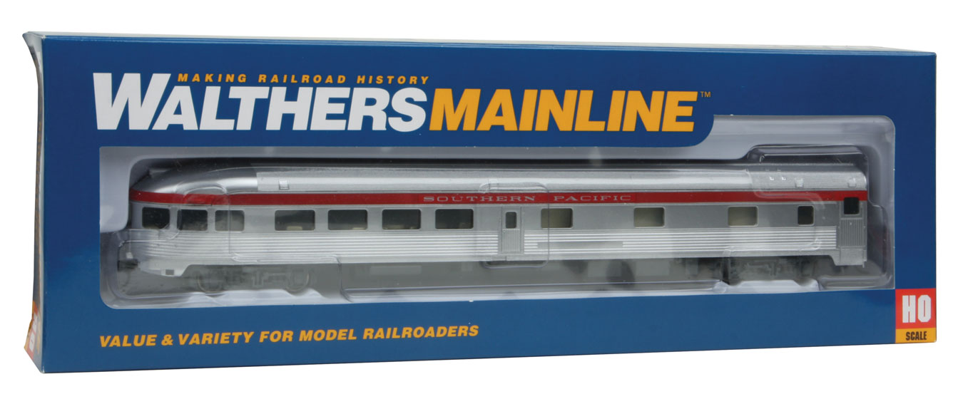 Walthers Mainline 910-30357 HO Scale 85' Budd Observation Southern Pacific SP