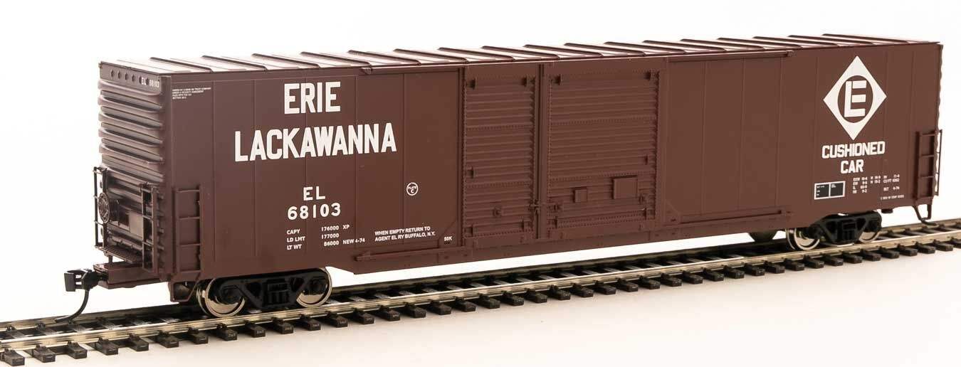 Walthers Mainline 910-3208 HO Scale 60' PS Auto Parts Boxcar Erie Lackawanna EL 68096