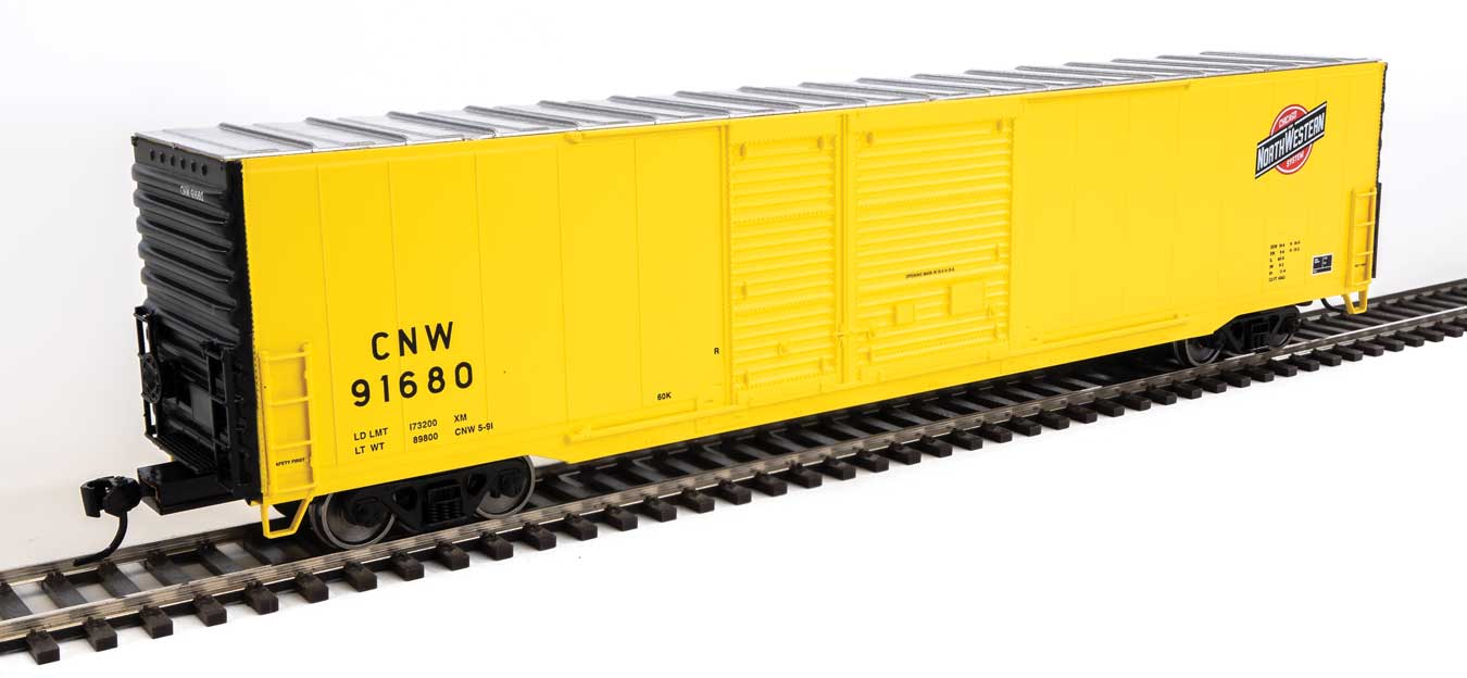 walthers-mainline-910-3227-ho-scale-60-ps-auto-parts-boxcar-chicago-north-western-cnw-91680