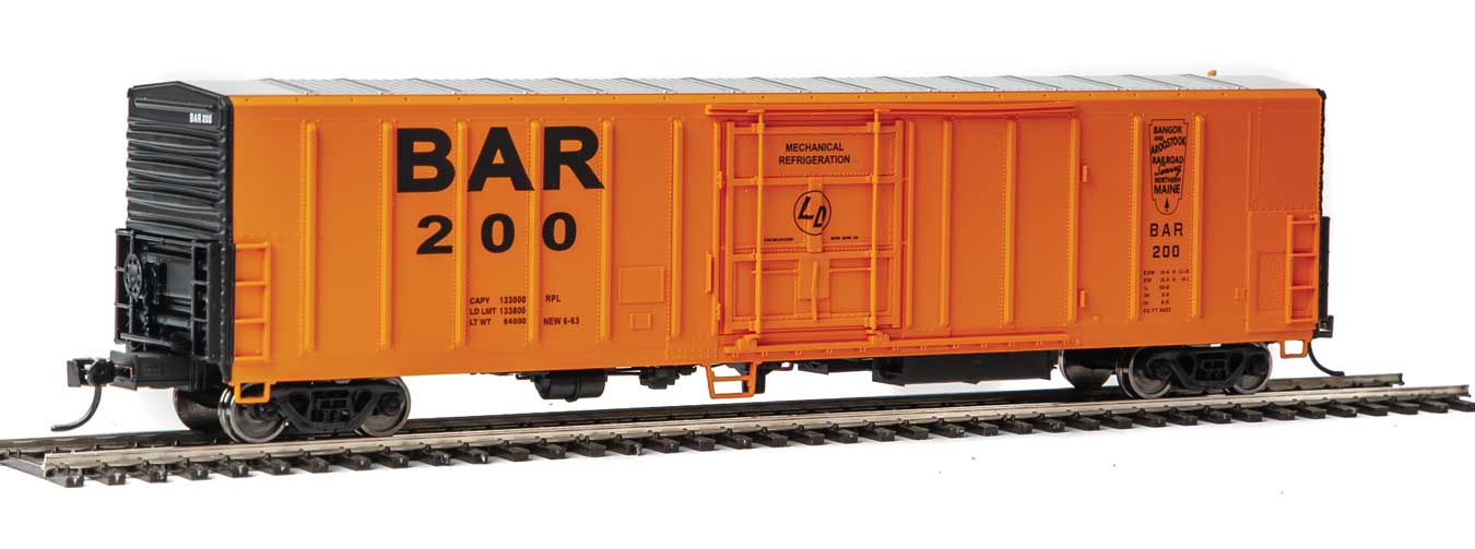 Walthers Mainline 910-3905 HO Scale 57' Mechanical Reefer Bangor & Aroostook BAR 200