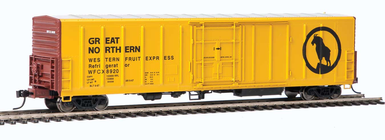 Walthers Mainline 910-3912 HO Scale 57' Mechanical Reefer GN WFCX 8920
