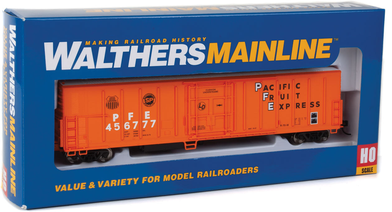 Walthers Mainline 910-3913 HO Scale 57' Mechanical Reefer Pacifc Fruit Express PFE 456777