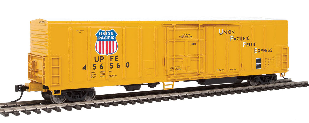 Walthers Mainline 910-3921 HO Scale 57' Mechanical Reefer Union Pacifc Fruit Express UPFE 456560