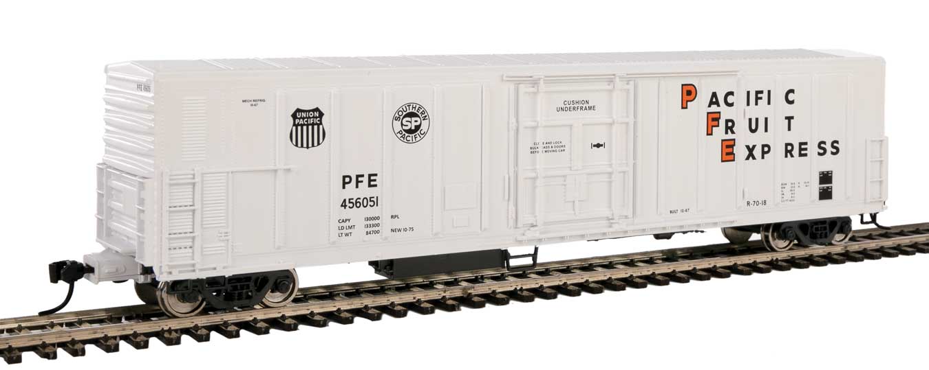 Walthers Mainline 910-3958 HO Scale 57' Mechanical Reefer Pacific Fruit Express PFE 456051