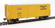 Walthers Mainline 910-45005 HO Scale 40' Modernized ACF Boxcar Green Bay & Western GBW 611
