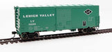 Walthers Mainline 910-45010 HO Scale 40' Modernized ACF Boxcar Lehigh Valley LV 66186