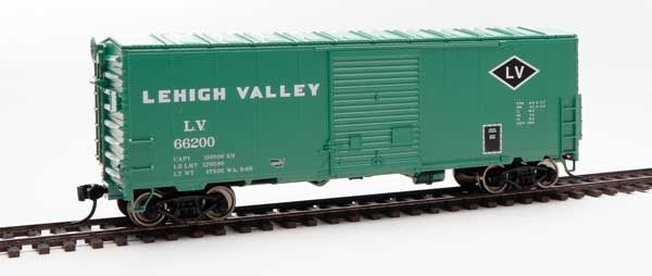 Walthers Mainline 910-45011 HO Scale 40' Modernized ACF Boxcar Lehigh Valley LV 66200
