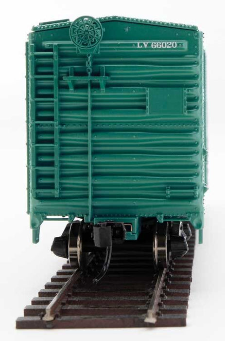 Walthers Mainline 910-45012 HO Scale 40' Modernized ACF Boxcar Lehigh Valley LV 66202