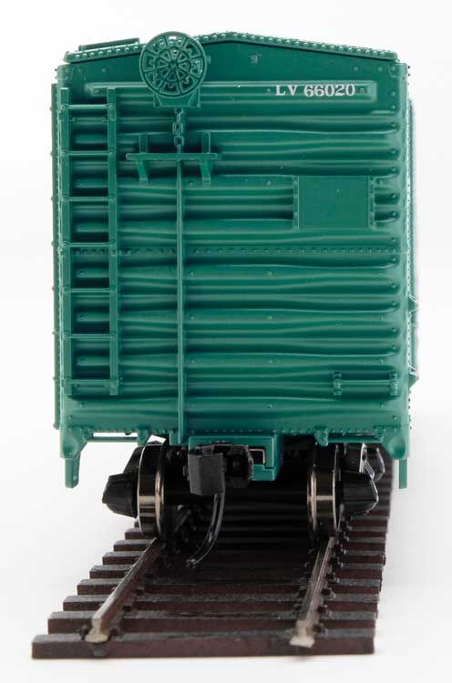 Walthers Mainline 910-45012 HO Scale 40' Modernized ACF Boxcar Lehigh Valley LV 66202