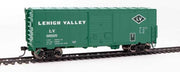 Walthers Mainline 910-45012 HO Scale 40' Modernized ACF Boxcar Lehigh Valley LV 66202