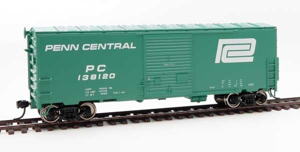 Walthers Mainline 910-45013 HO Scale 40' Modernized ACF Boxcar Penn Central PC 138120