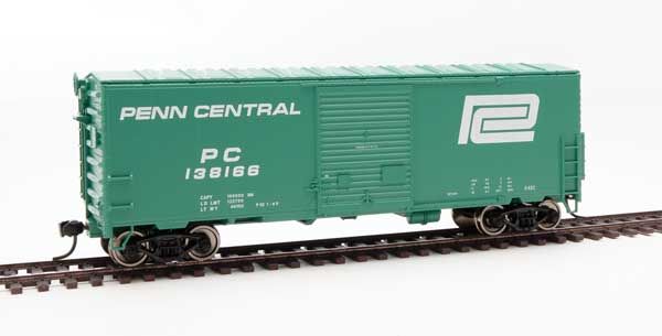 Walthers Mainline 910-45014 HO Scale 40' Modernized ACF Boxcar Penn Central PC 138166