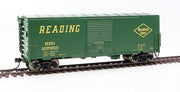 Walthers Mainline 910-45019 HO Scale 40' Modernized ACF Boxcar Reading RDG 107653