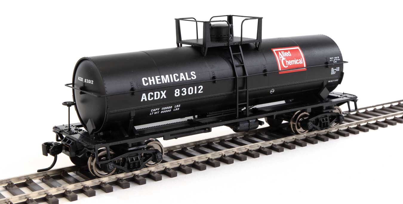 Walthers Mainline 910-48003 HO Scale 36' Chemical Tank Car Allied ACDX 83012