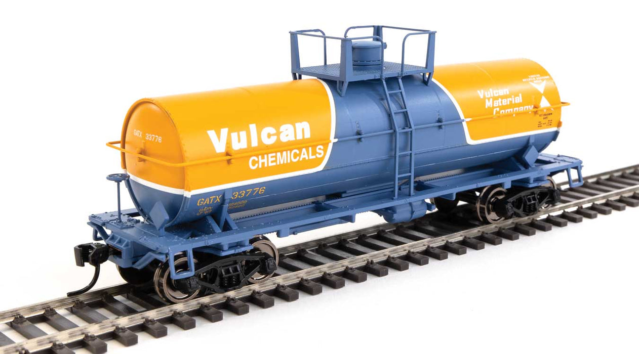 Walthers Mainline 910-48020 HO Scale 36' Chemical Tank Car Vulcan GATX 33776
