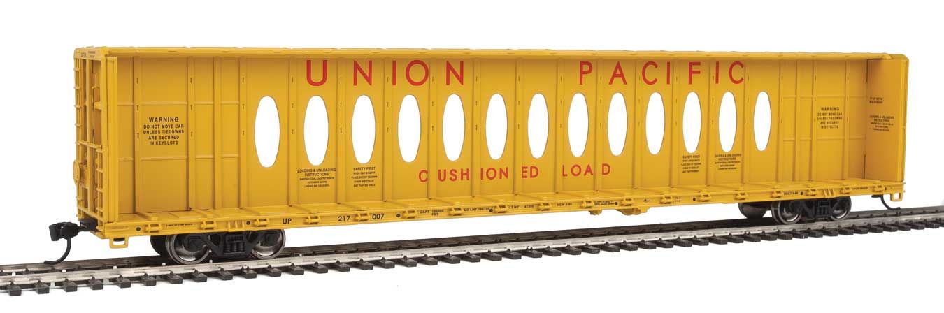 Walthers Mainline 910-4867 HO Scale 72' Centerbeam Flatcar Union Pacific UP 217070