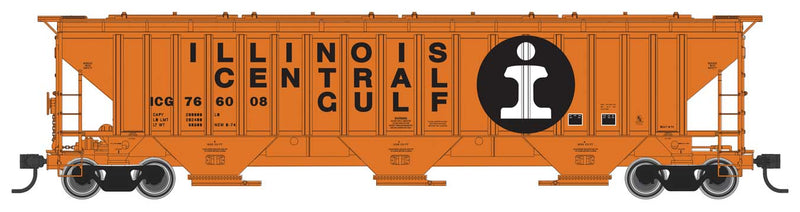 Walthers Mainline 910-49015 HO Scale 57' Trinity 4750 3-Bay Covered Hopper ICG 766185