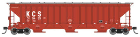 Walthers Mainline 910-49020 HO Scale 57' Trinity 4750 3-Bay Covered Hopper KCS 310596