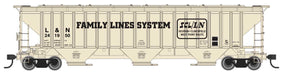 Walthers Mainline 910-49023 HO Scale 57' Trinity 4750 3-Bay Covered Hopper L&N 242114