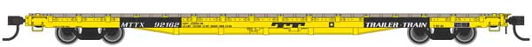 Walthers Mainline 910-5340 60' Pullman Flatcar "General Loading" Trailer Train HTTX 92162