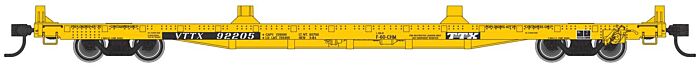 Walthers Mainline 910-5354 60' Pullman Flatcar "Container Service" TTX  VTTX 92336