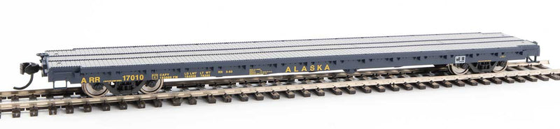 Walthers Mainline 910-5357 60' Pullman Flatcar Alaska ARR 17010
