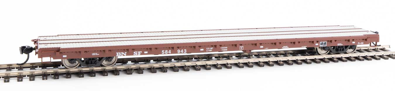 Walthers Mainline 910-5359 60' Pullman Flatcar BNSF Railway 584943