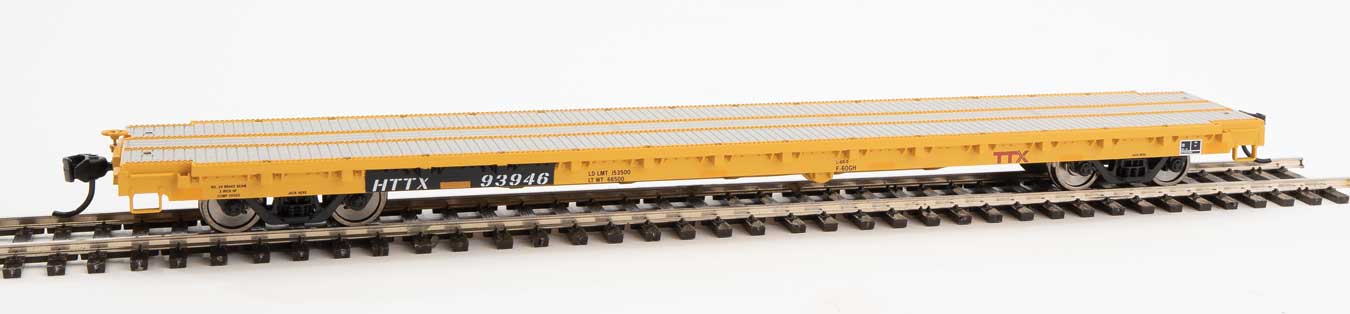 Walthers Mainline 910-5365 60' Pullman Flatcar "Heavy Duty" TTX HTTX 93946