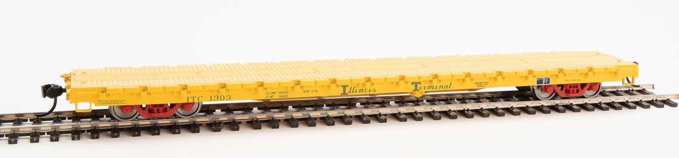 Walthers Mainline 910-5367 60' Pullman Flatcar Illinois Terminal IT 1303
