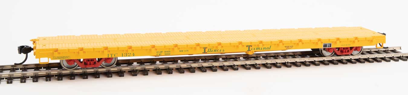 Walthers Mainline 910-5370 60' Pullman Flatcar Illinois Terminal IT 1324