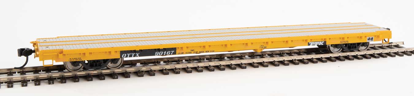 Walthers Mainline 910-5373 60' Pullman Flatcar "Farm Machinery" TTX OTTX 90167