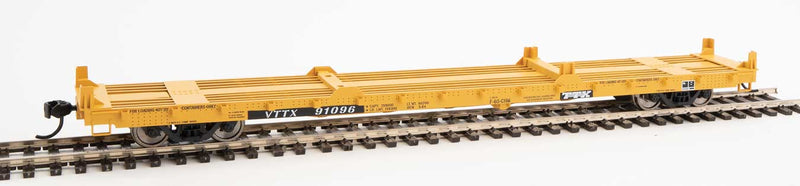 Walthers Mainline 910-5379 60' Pullman Flatcar "Container Service" TTX  VTTX 91096