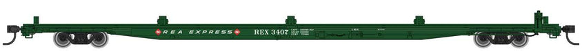 Walthers Mainline 910-5527 HO Scale G85 85' Flatcar Railway Express REA 3407