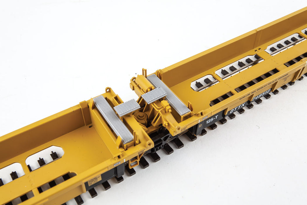 Walthers Mainline 910-55618 HO Scale 5 Unit Rebuilt 40' Well Car TTX Red Logo DTTX 748512