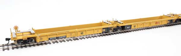 Walthers Mainline 910-55654 HO Scale 5-Unit Rebuilt 40' Well Car TTX DTTX 748781