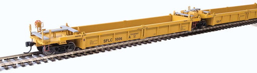 Walthers Mainline 910-55656 HO Scale 5-Unit Rebuilt 40' Well Car Santa Fe Leasing SFLC 1006 A-E