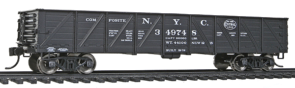 Walthers Mainline 910-5660 HO Scale 40' 50 Ton Drop Bottom Gondola NYC - NOS