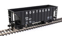 Walthers MainLine 910-56617 100 Ton 2 Bay Hopper Southern Black SOU 103307