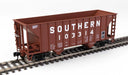 Walthers MainLine 910-56621 100 Ton 2 Bay Hopper Southern Brown SOU 103314