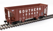 Walthers MainLine 910-56622 100 Ton 2 Bay Hopper Southern Brown SOU 103449