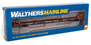 Walthers Mainline 910-5727 HO Scale 89' Channel Side Flatcar Trailer Train "Twin 45" KTTX 150185