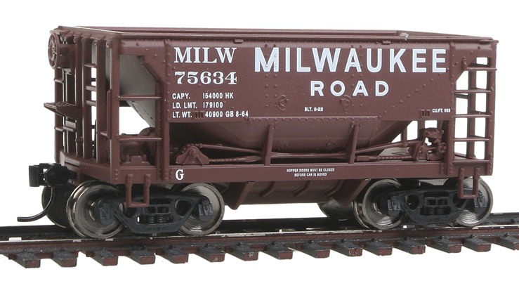 Walthers Mainline 910-58008 HO Scale 24' Ore Car 6 Pack Milwaukee Road MILW #2 - NOS