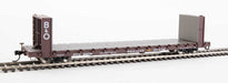 Walthers Mainline 910-5814 60' Pullman Bulkhead Flatcar Trailer Train B&O/ PTTX 92230