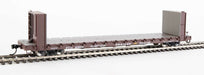 Walthers Mainline 910-5819 60' Pullman Bulkhead Flatcar Trailer Train PTTX 90600